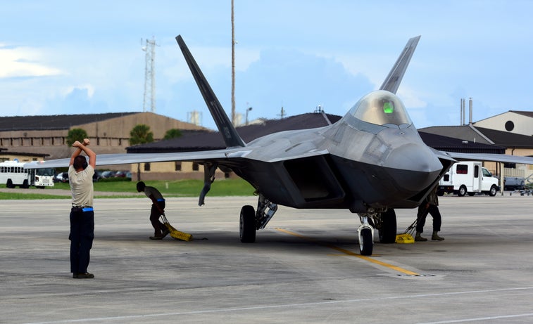 Why the Air Force knowingly left F-22s in the hurricane’s path
