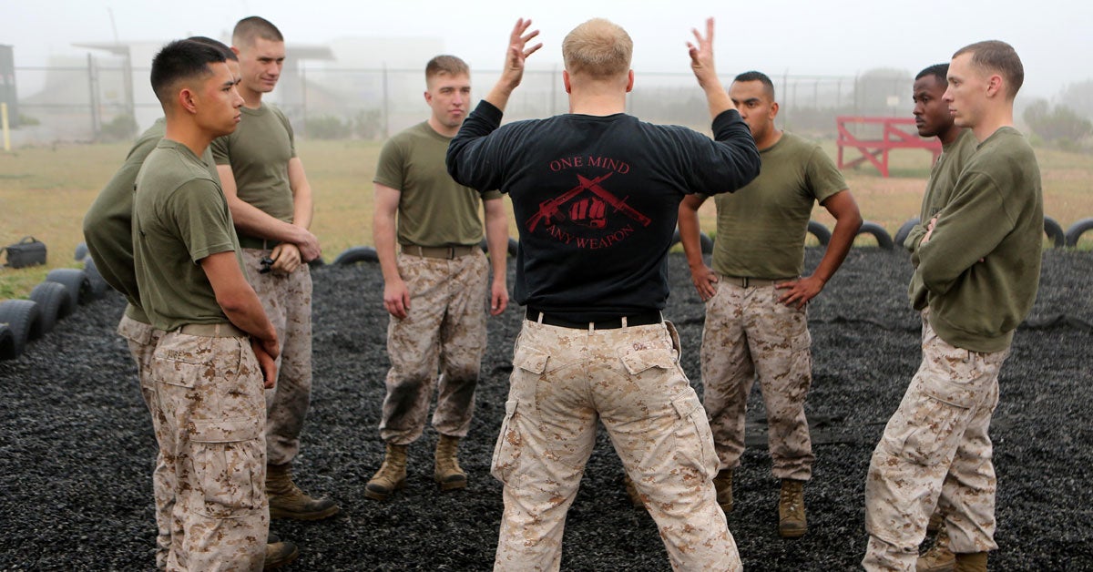 Marine Corps Martial Arts Program lecture