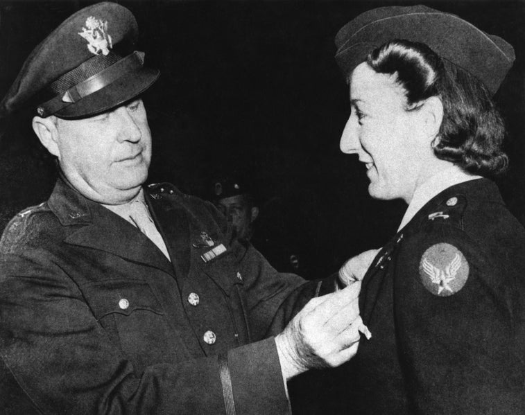 This flight nurse was the first woman to receive the Air Medal