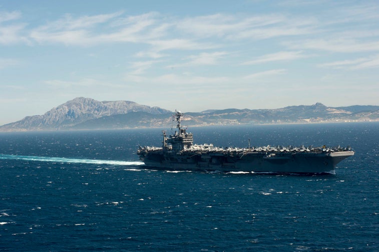 Carrier strike group joins forces for Trident Juncture