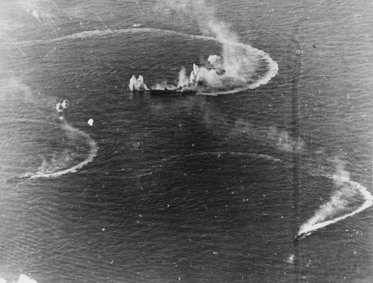 Intense photos show the largest naval battle of all-time