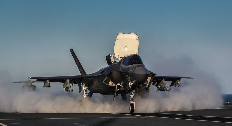 The F-35 can now act as the eyes of the fleet