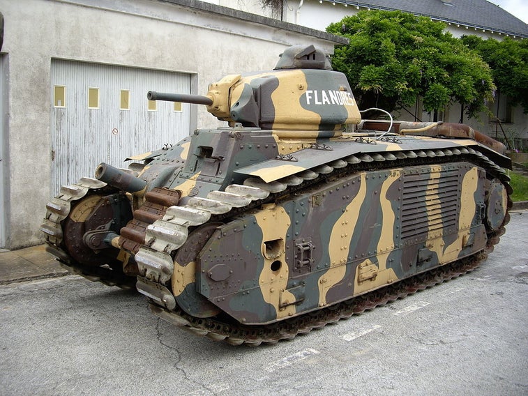 One French tank slaughtered a German Panzer company