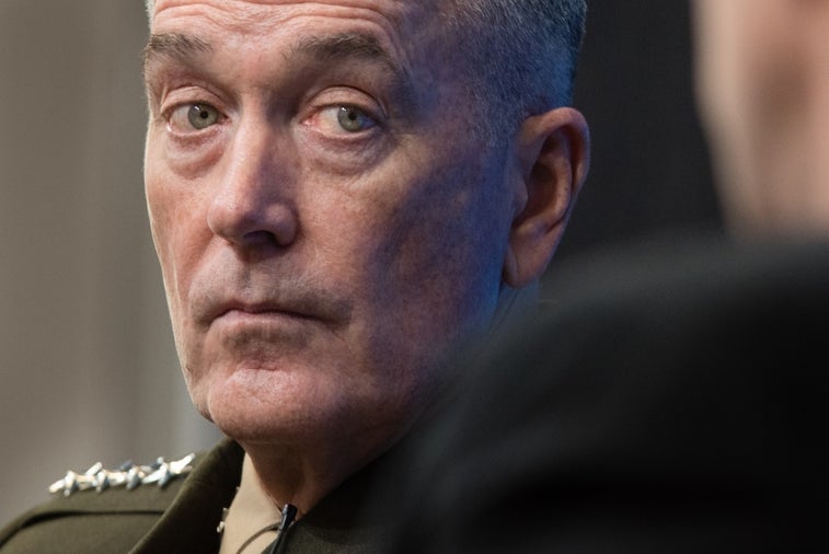 Russia and China are top threats according to Dunford