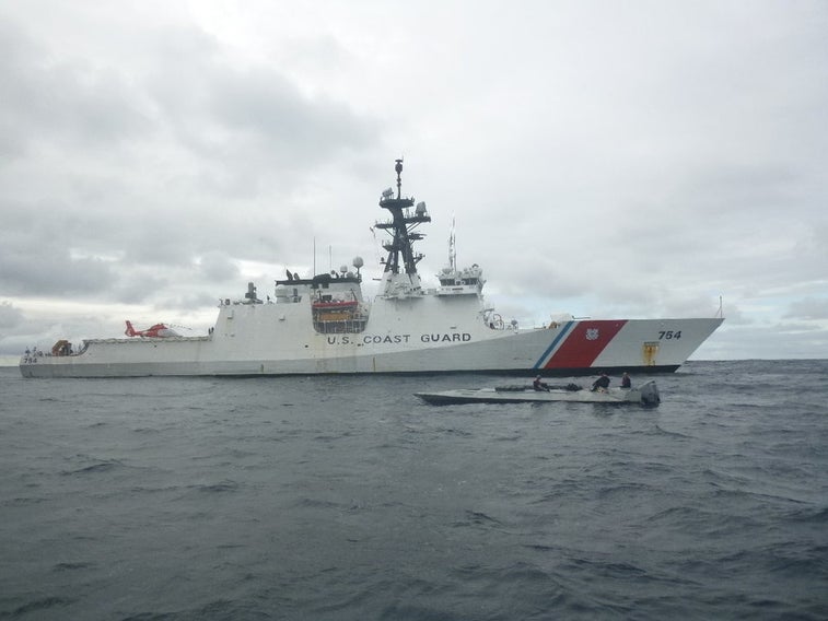 Coast Guard thinks it can only stop 25 percent of cocaine
