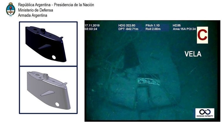 Argentina releases first photos of sub lost 1 year ago