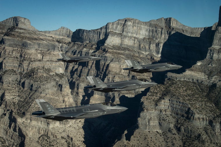 13 photos of that huge, Air Force F-35 display