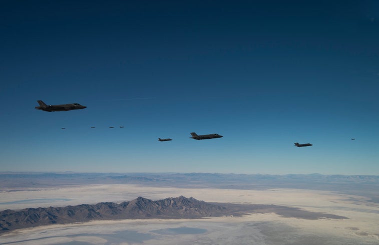 13 photos of that huge, Air Force F-35 display