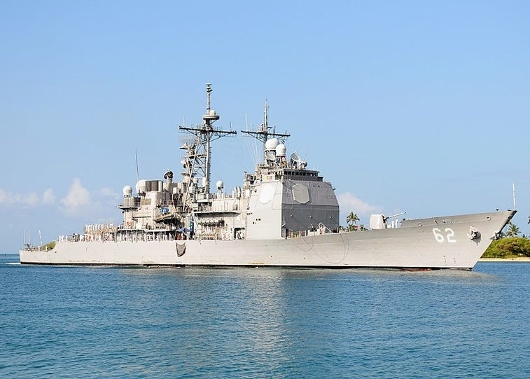 Beijing isn’t happy about this US cruiser sailing past its outpost