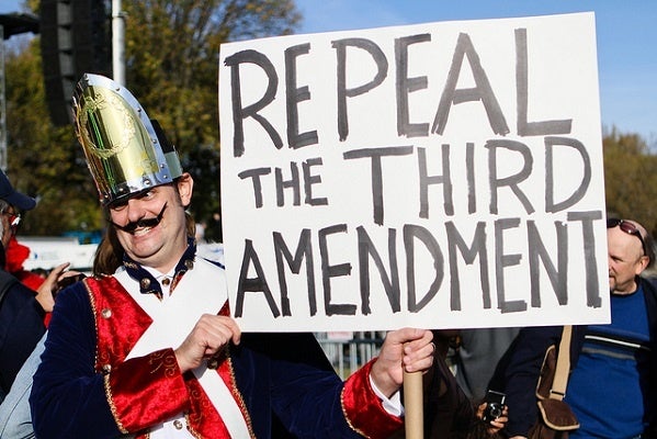 This is why the 3rd amendment was so crucial for a post-Revolution US