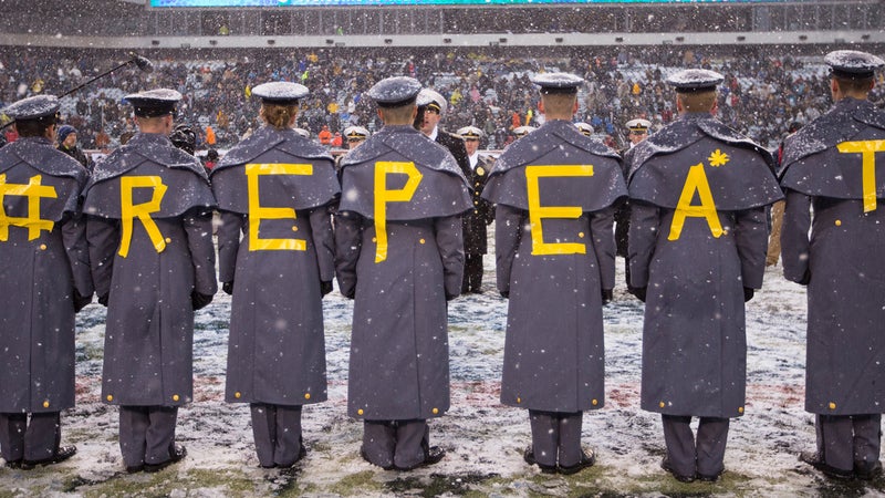 4 awesome traditions to look for at the Army-Navy Game