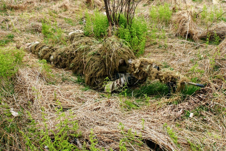 Army snipers test out new ghillie suits for future warfare