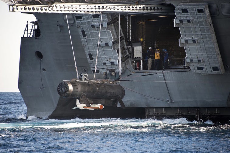 Why the Navy’s new warship tumbled into the water sideways