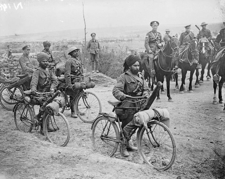 The last charge of the bicycle brigade