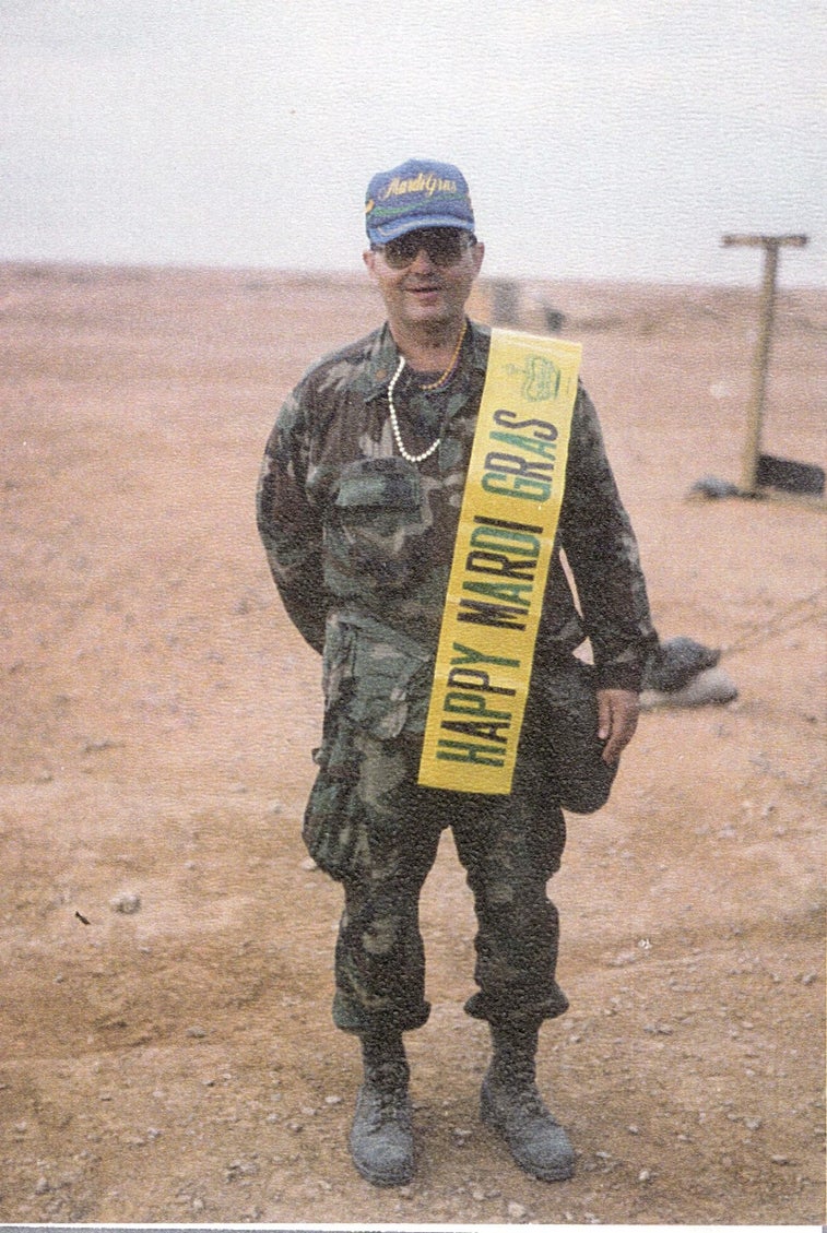 That time the Louisiana National Guard celebrated ‘Saudi Gras’ in Desert Storm
