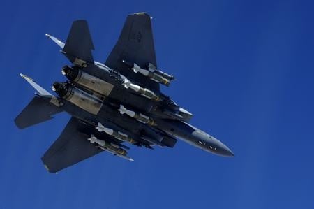 F-15 best fighter with JDAMs