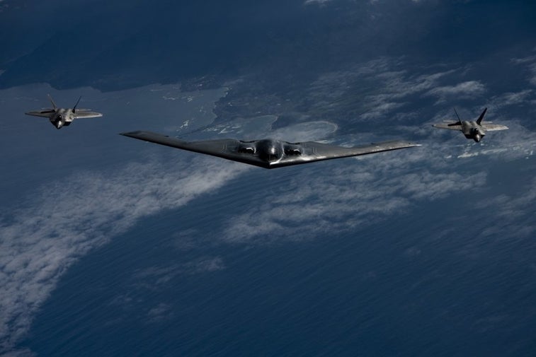 See the stealth fighters and bombers patrolling the Pacific
