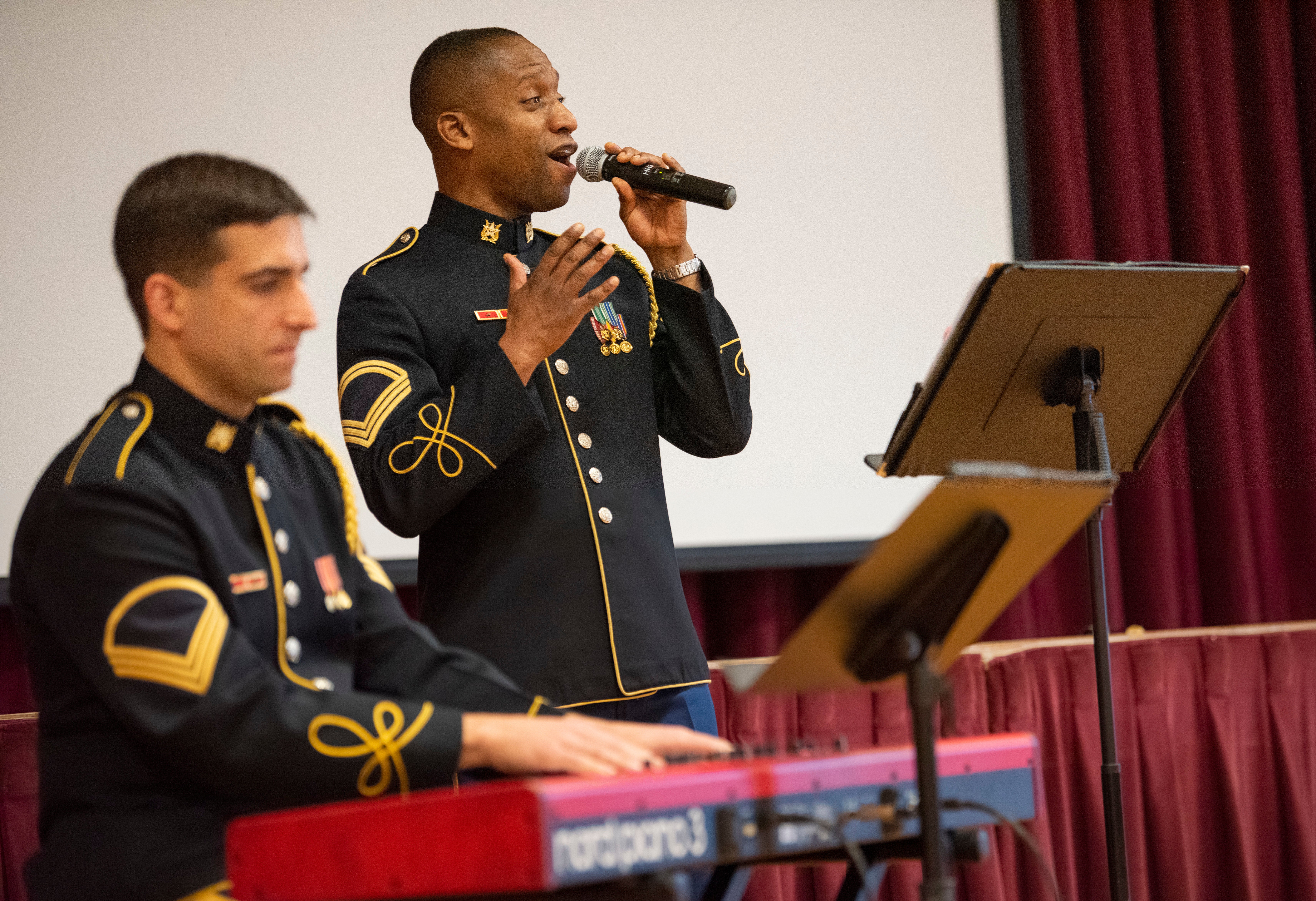 Army band honoring Martin Luther King