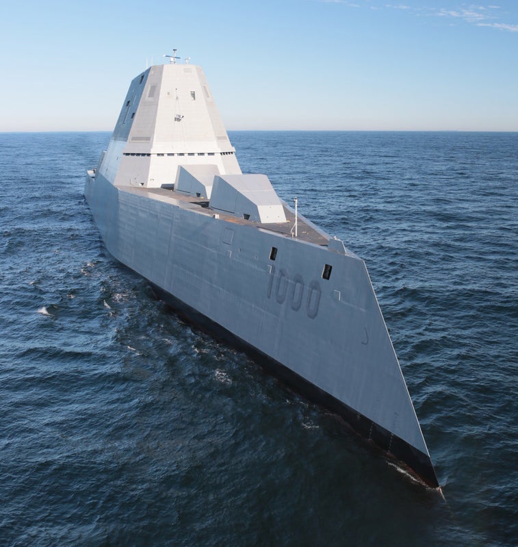 How the Navy could arm Zumwalt destroyers with hypervelocity railgun rounds