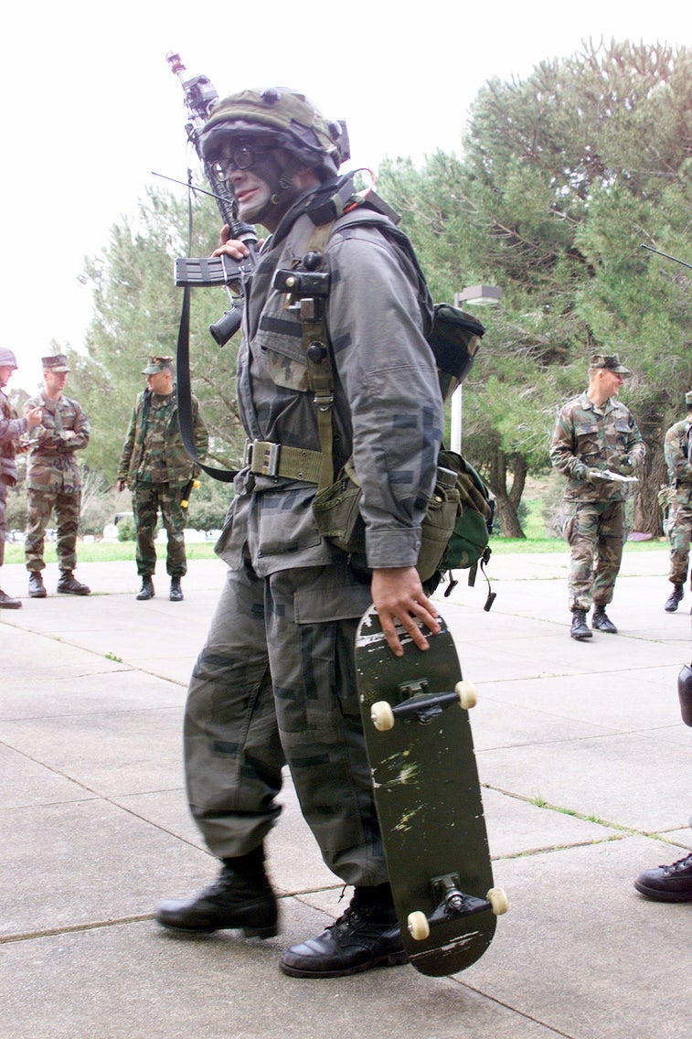 The Marine Corps tested a skateboard unit in the 1990s