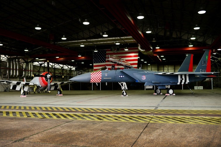The 48th Fighter Wing gave 3 F-15s badass D-Day commemorative schemes
