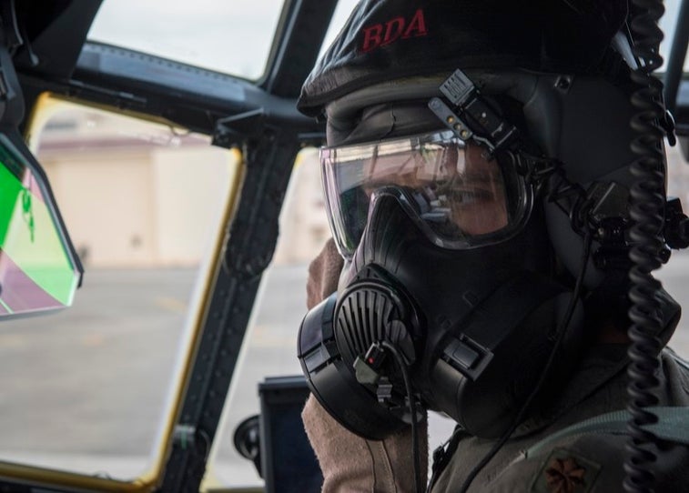 Air Force C-130 pilots get new gas mask