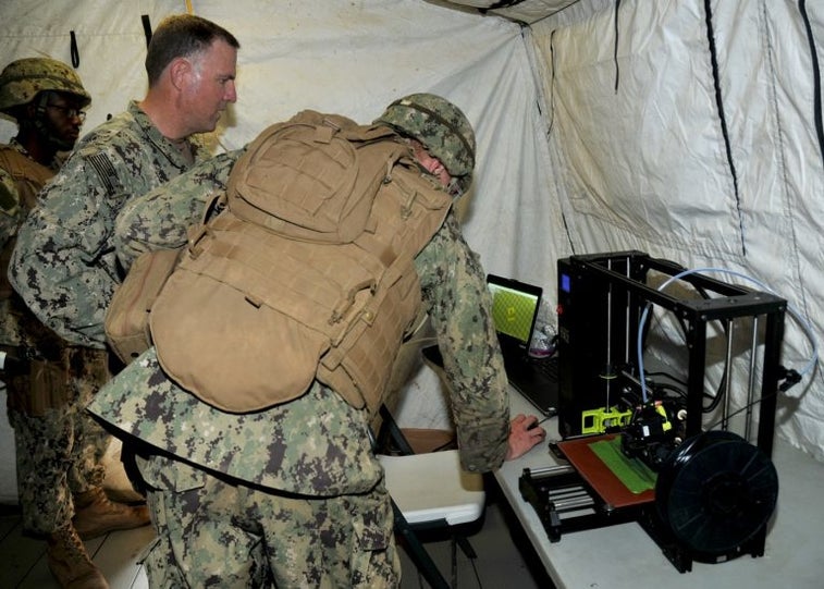 Seabees deploy for first time with 3-D printers