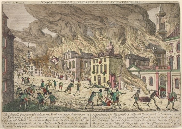 That time Washington tried to burn New York to the ground