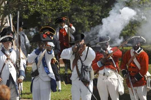 The British trained ex-slaves to fight the US in the War of 1812