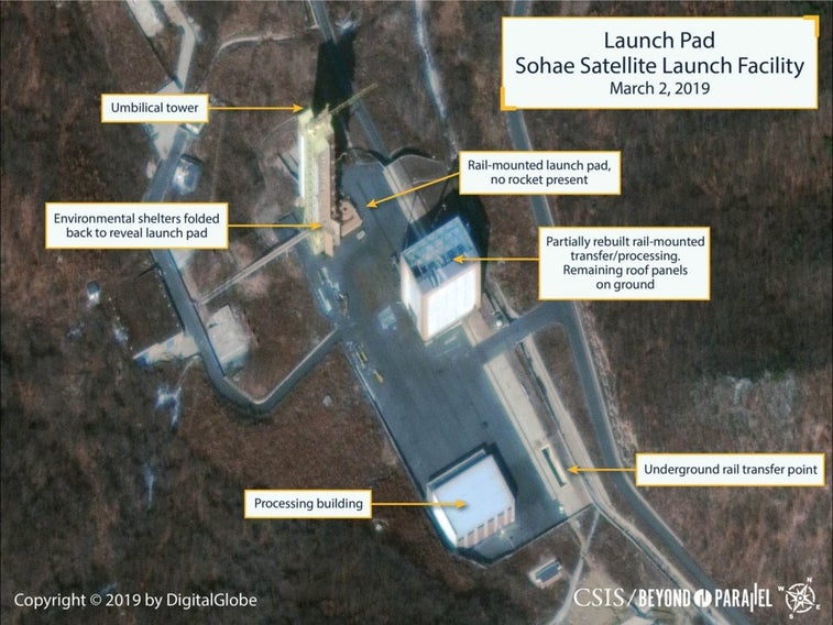 Satellite photos: North Korea is rebuilding nuclear launch facility
