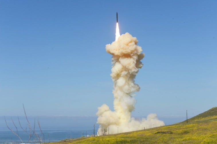 Watch a US defense test successfully shoot down a missile