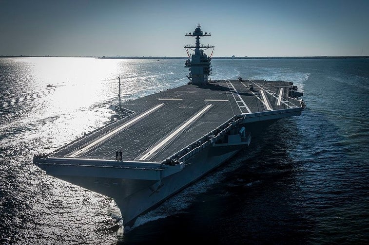 US Navy’s $13 billion supercarrier is late again