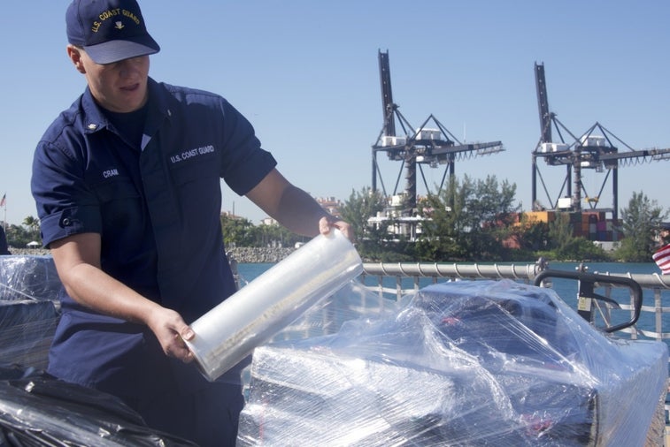 The US Coast Guard is a drug busting monster