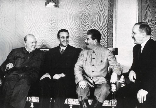 That time Stalin and Churchill drunkenly split up Europe