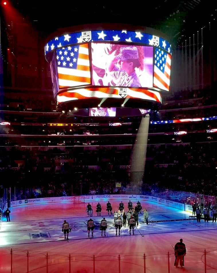 What it’s like to be honored as ‘Hero of the Game’ for the LA Kings