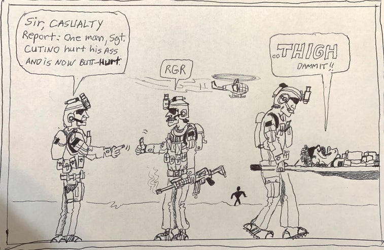 This is what happens when your Delta Force squadmate is also a cartoonist
