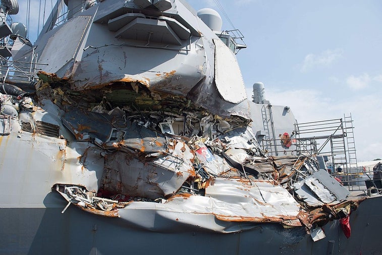Navy drops charges against Fitzgerald commanding officer, LT in collision case