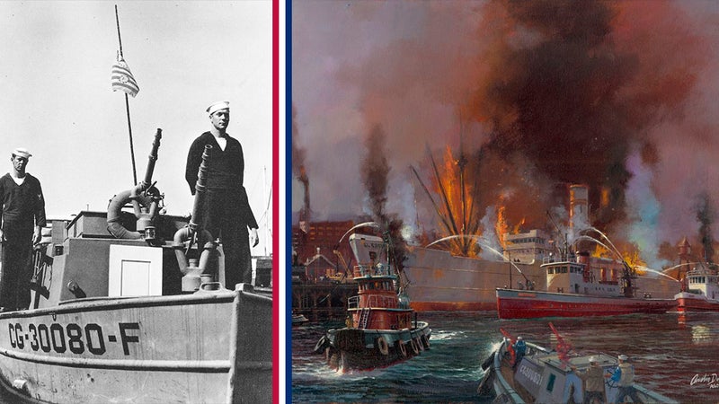 When the Coast Guard saved New York from a huge blast