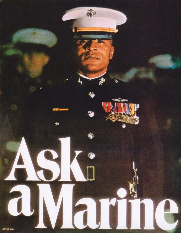 ‘Ask a Marine’: The inspiring story of the first black man on recruitment posters