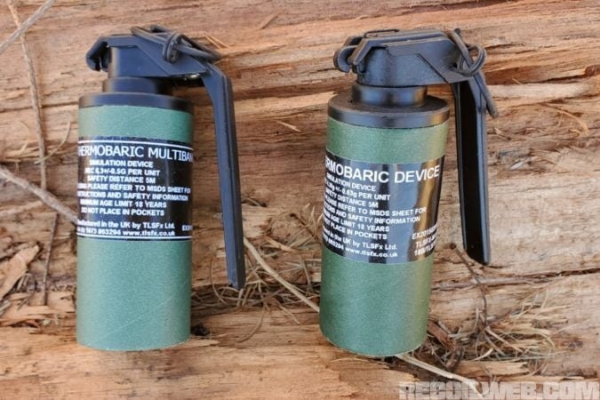 These flashbang grenades are legal for civilians
