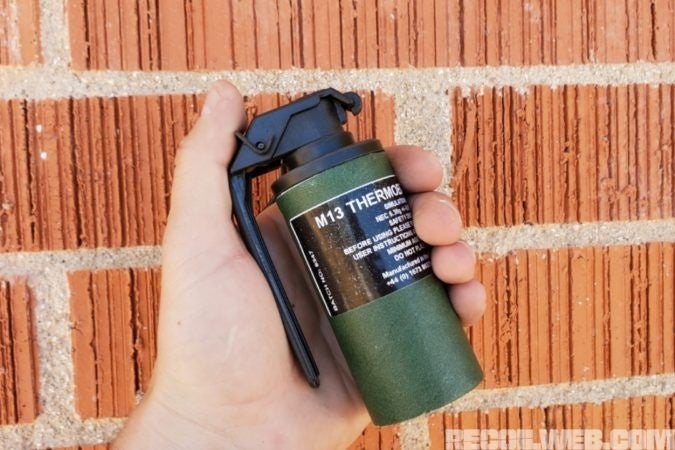 These flashbang grenades are legal for civilians