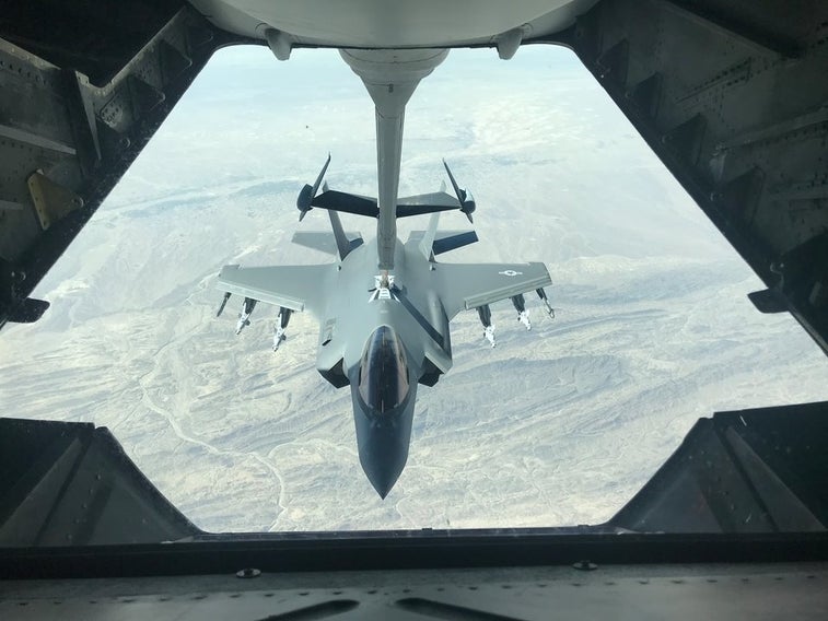 Watch F-35s in ‘beast mode’ on a war mission in the Middle East