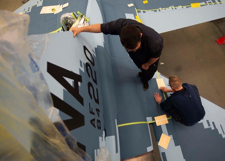 Feast your eyes on this F-16’s new ‘Ghost’ paint scheme