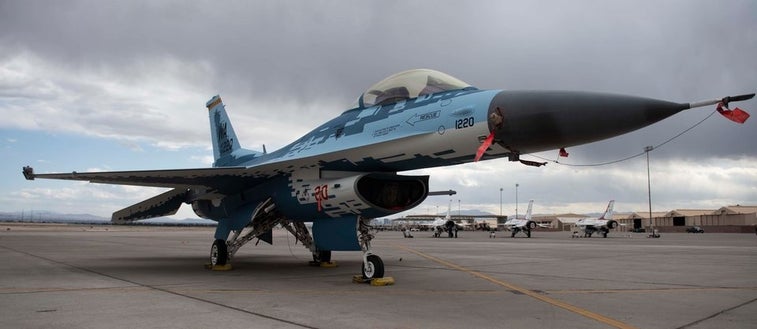 Feast your eyes on this F-16’s new ‘Ghost’ paint scheme