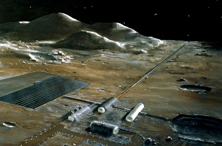 This was the Army’s plan to build a moon base during the Cold War