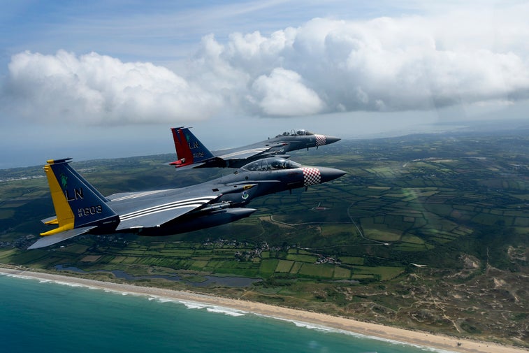 13 new photos from the Air Force’s D-Day flyover