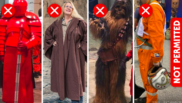 Leave your costumes at home when you visit Star Wars: Galaxy’s Edge