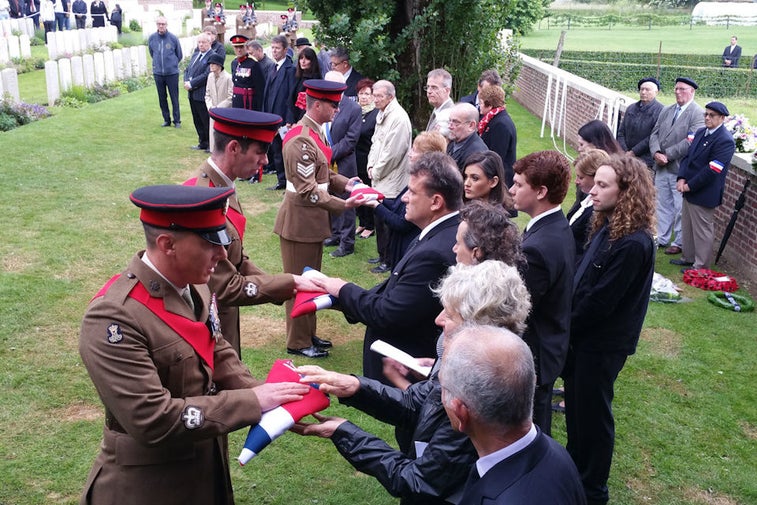 Britain just buried 3 soldiers from World War I