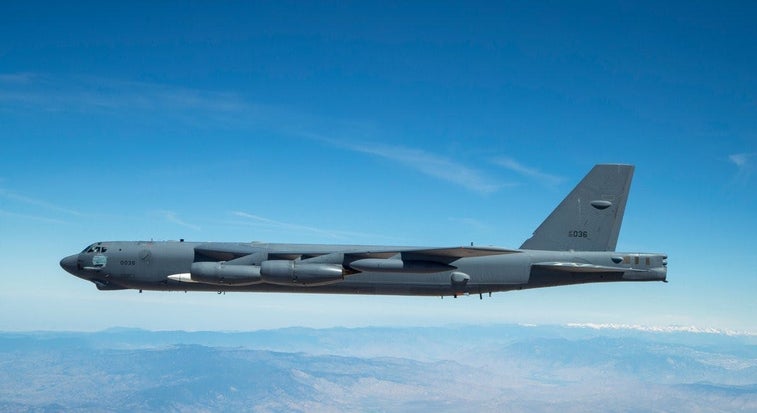 Air Force successfully flies hypersonic missile on B-52 bomber