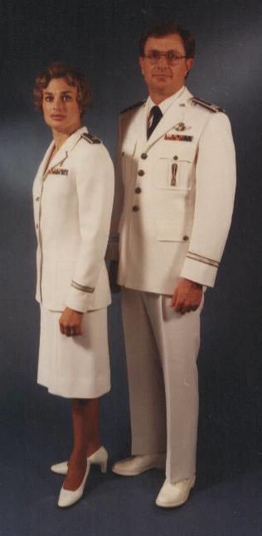 Check out the Air Force’s old dress white uniform
